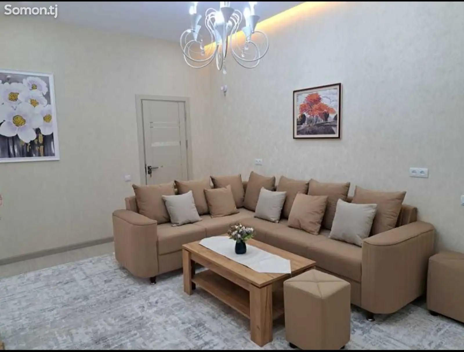 2-комн. квартира, 2 этаж, 70м², Парк К.Худжанди-1