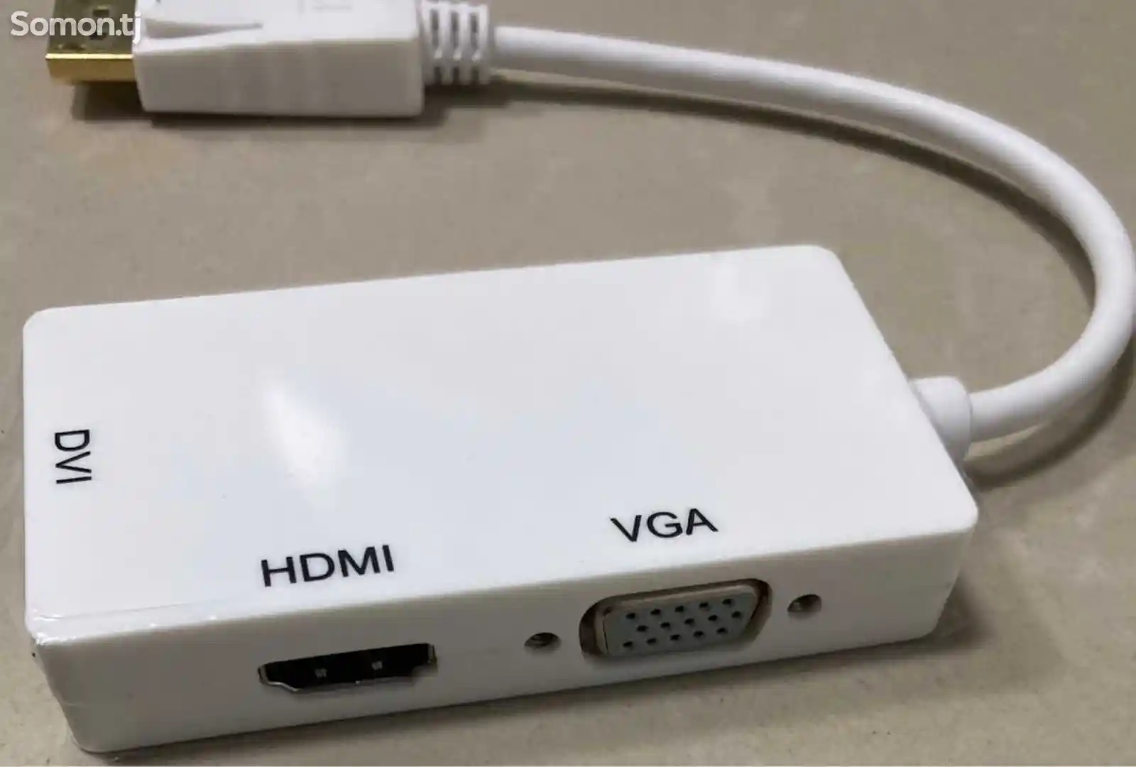 Адаптер DisplayPort to HDMI+VGA-+DVI-3