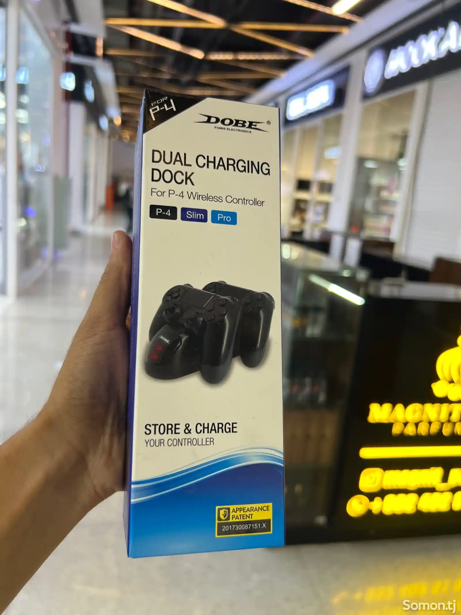 Зарядная станция для 2-х геймпадов PS4 Dual Charging Dock-1