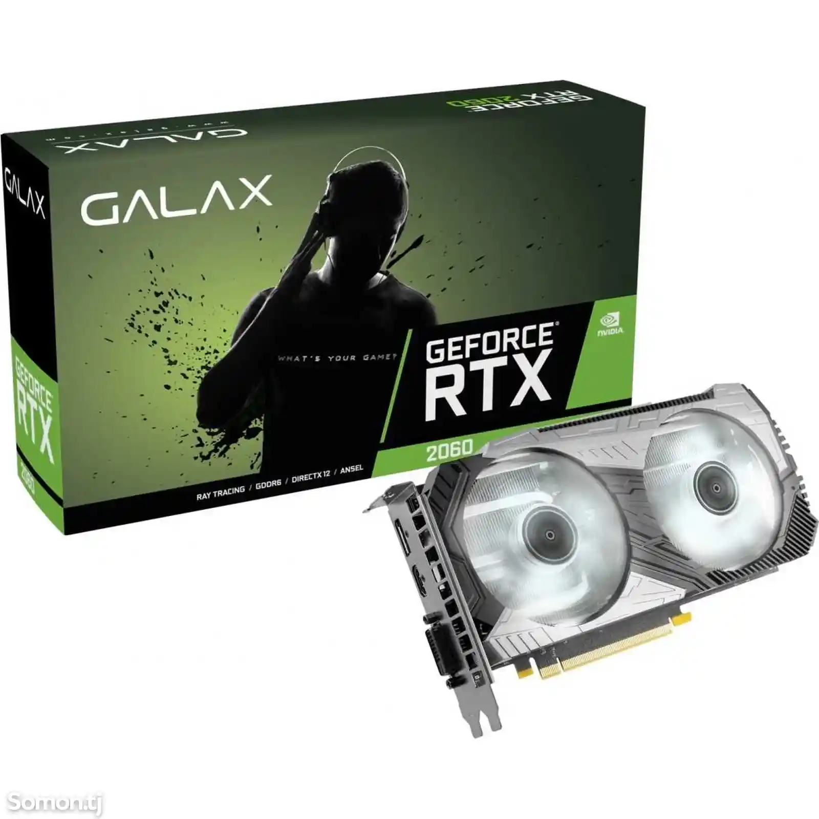 Видеокарта Galaxy GeForce RTX 2060 6GB GDDR6-2
