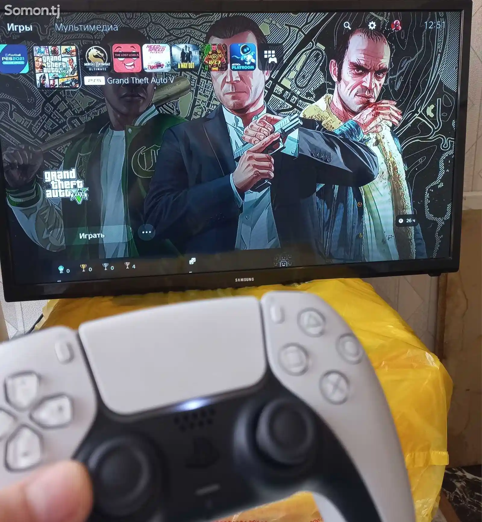 Игровая приставка Sony PlayStation 5 PS5 на прокат-5