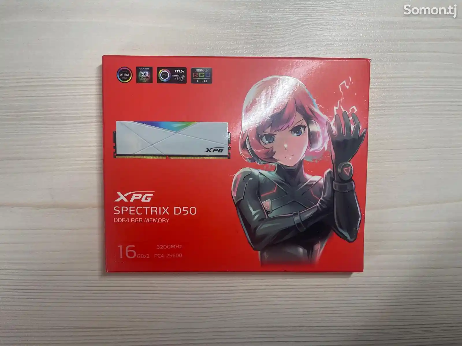 Оперативная память ADATA XPG SPECTRIX D50 RGB ddr 4 32гб на 3600мгц-1