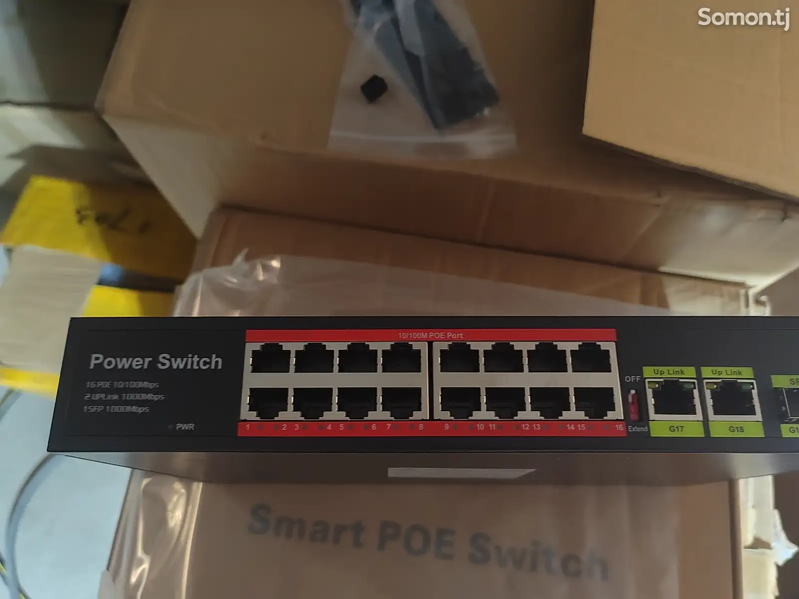 Коммутатор poe switch smart gigabits 16 port-1