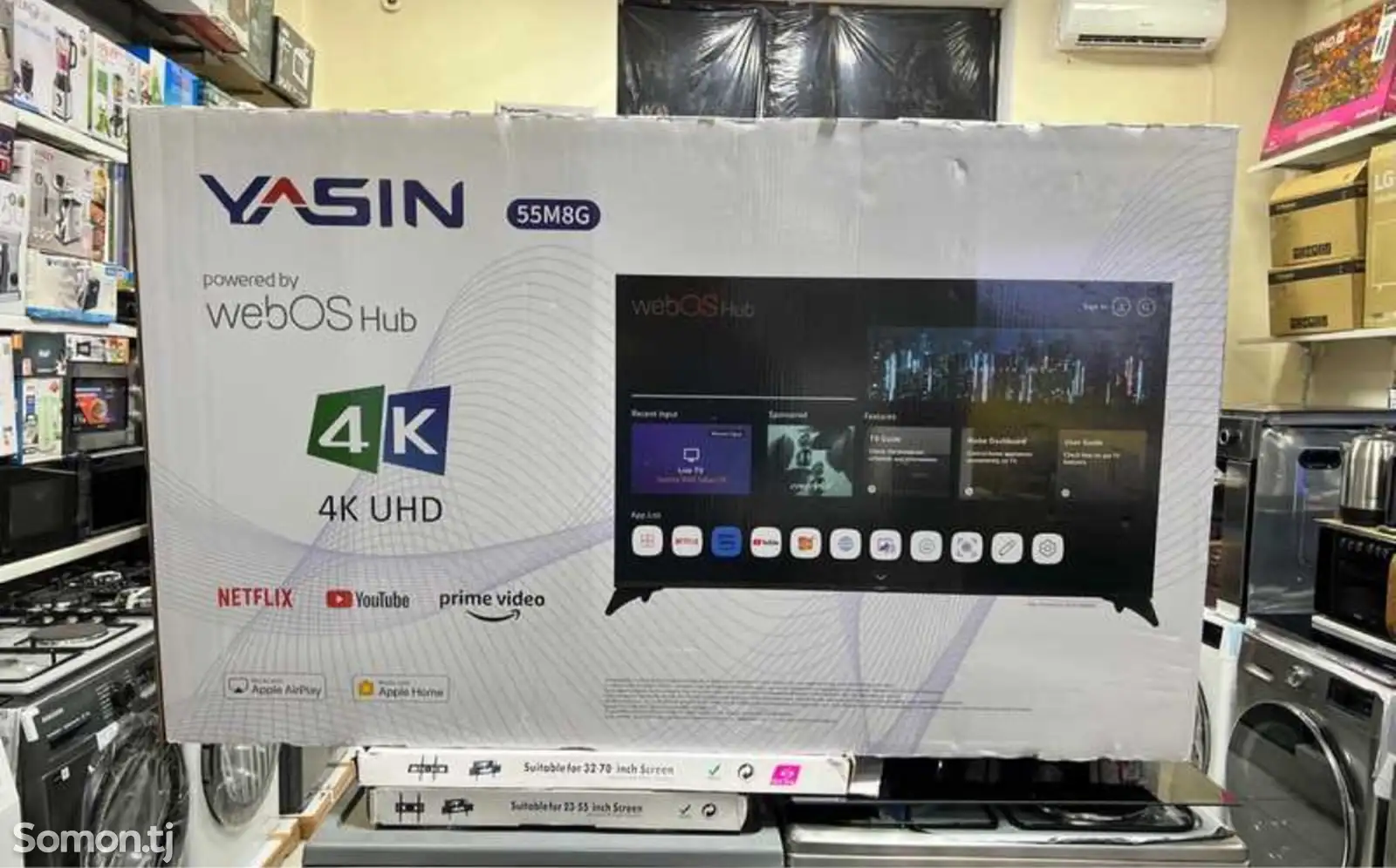 Телевизор Yasin 55 LED 4k Webos Television