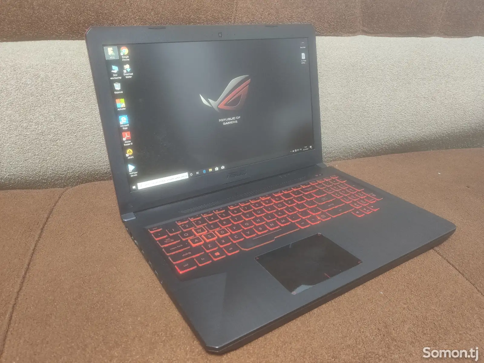 Ноутбук Asus core i5-8300H GTX 4GB RAM 16GB SSD/HDD FHD-1