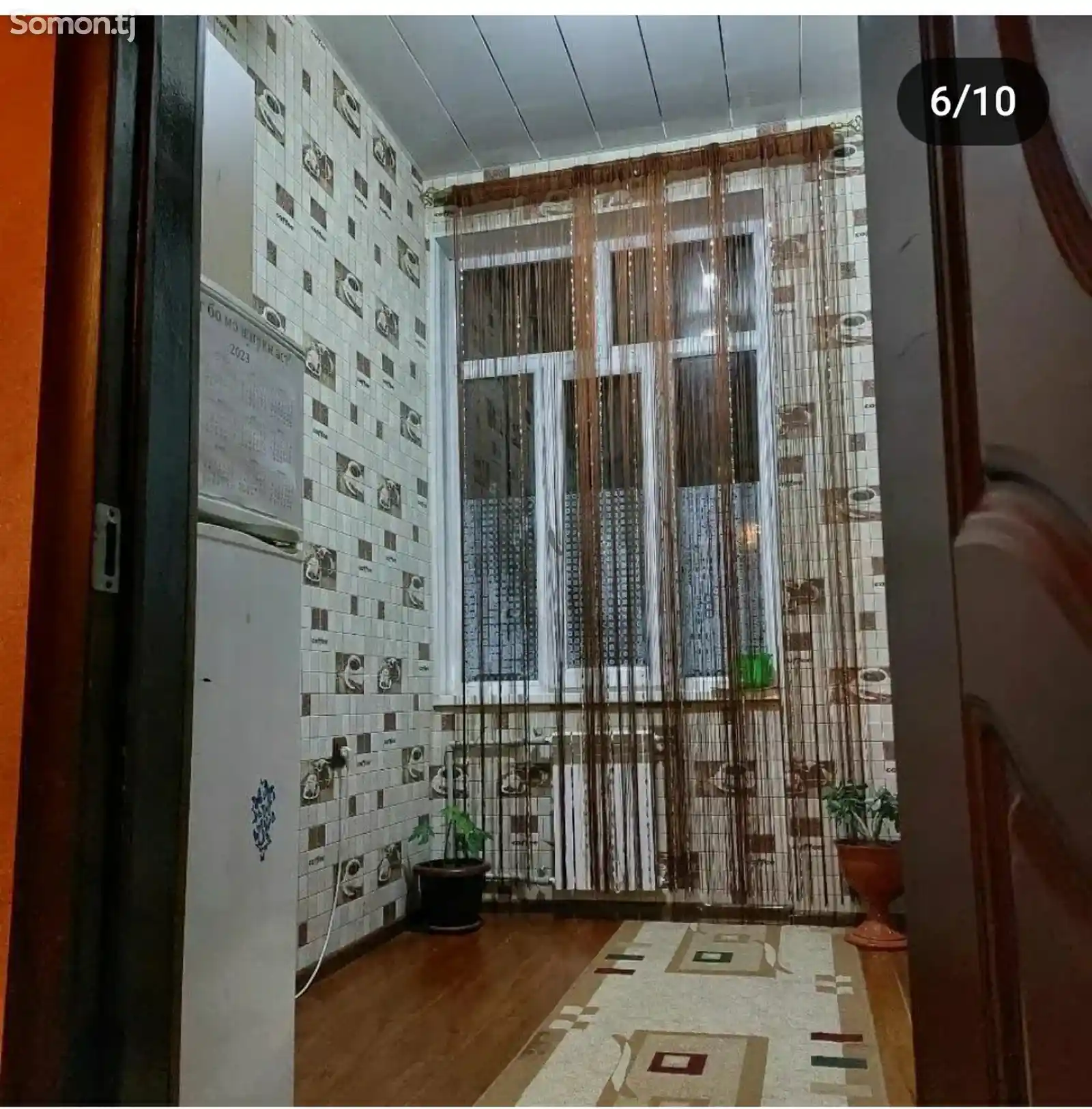 2-комн. квартира, 1 этаж, 57 м², Зарафшон-4