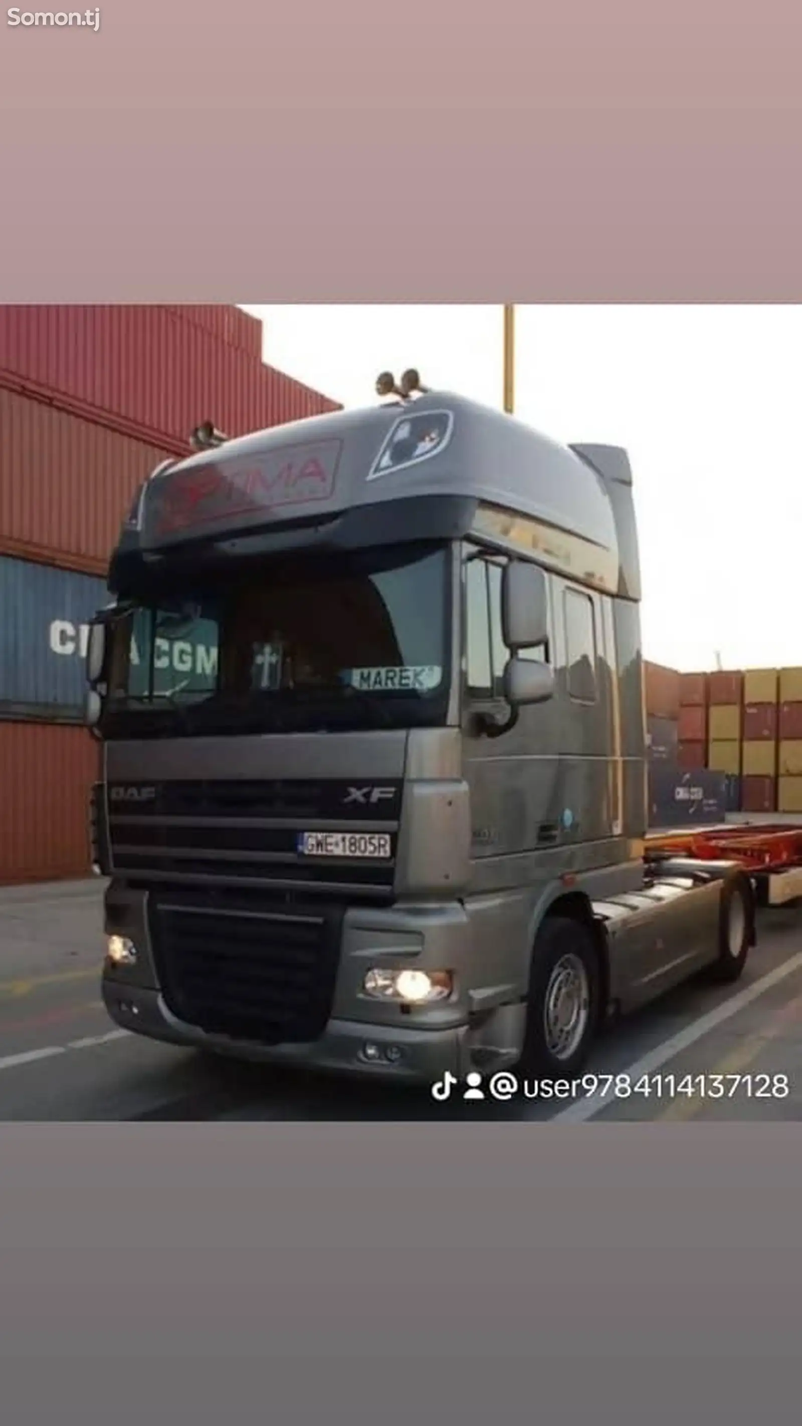 Сдельный тягач DAF 105-460, 2008-1