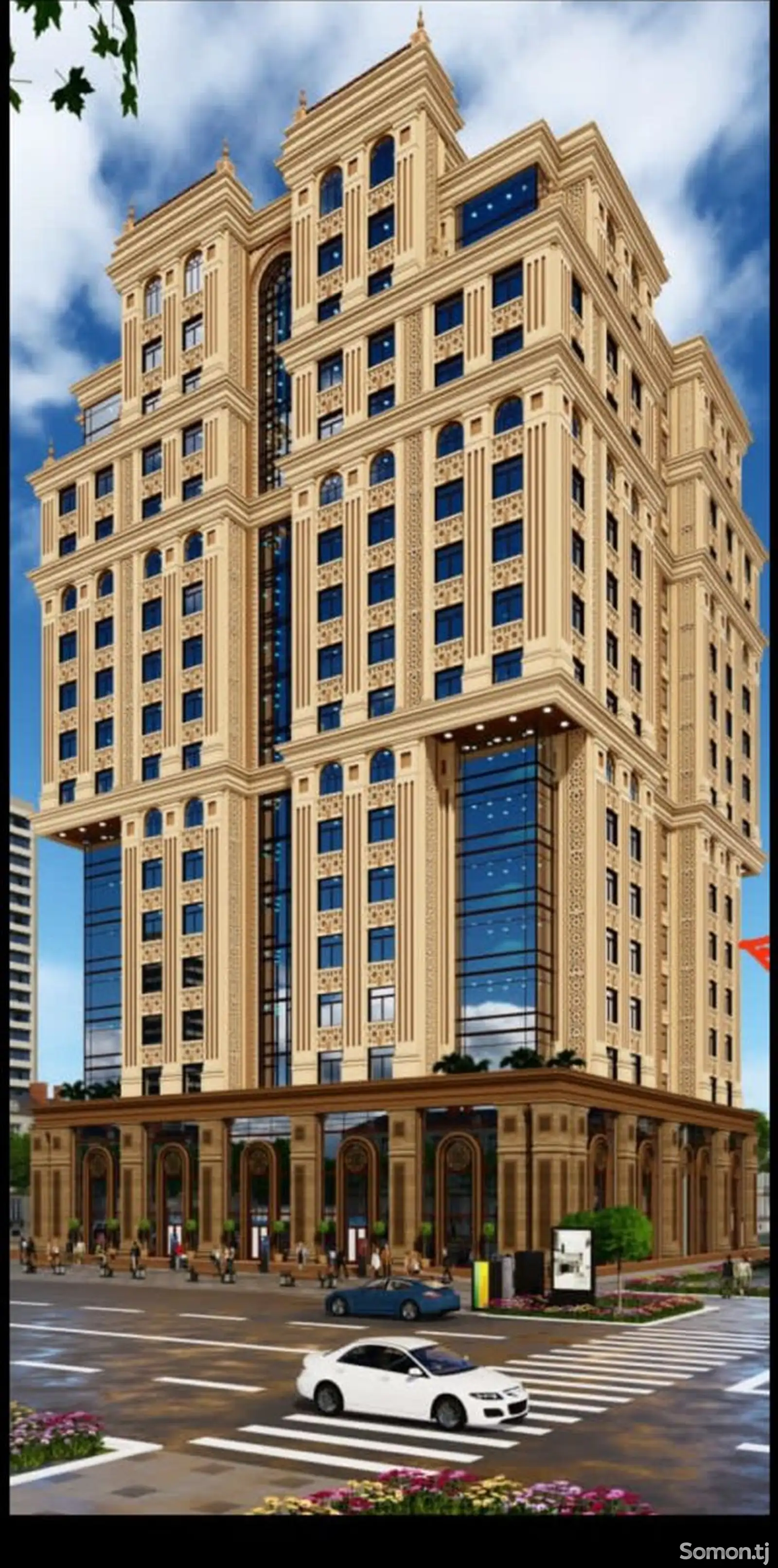 3-комн. квартира, 17 этаж, 159 м², Шохмансур-1