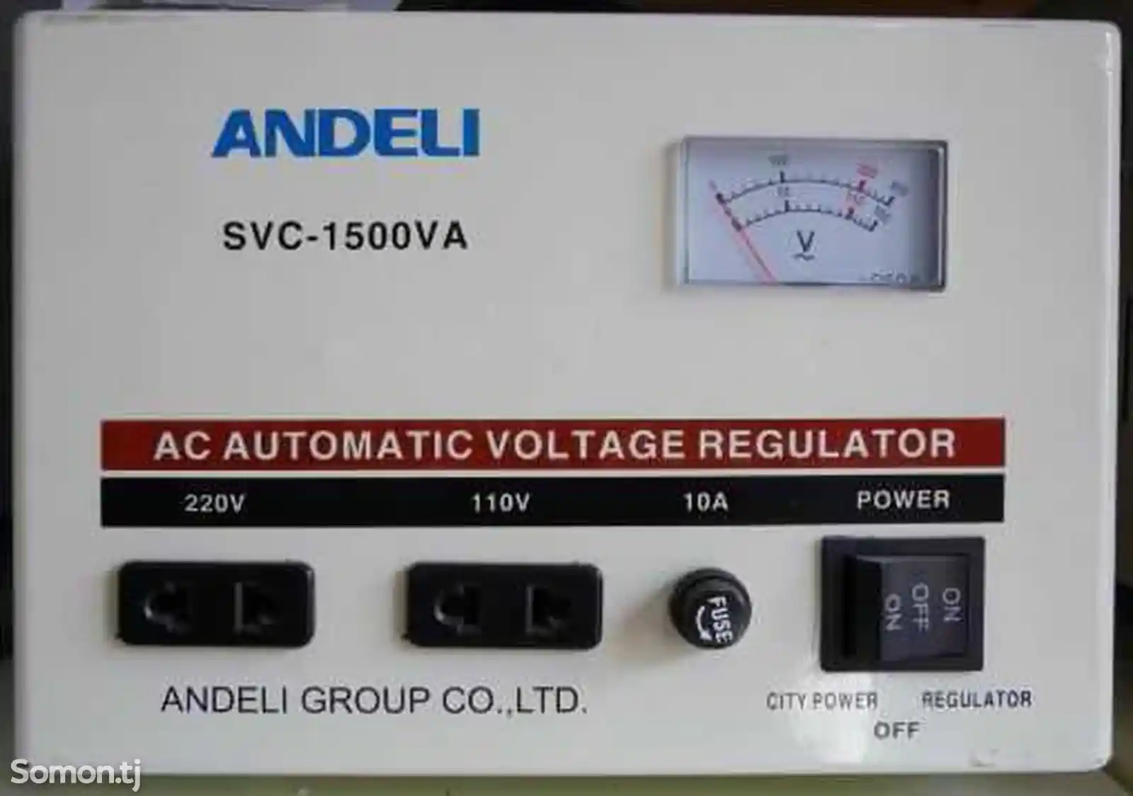 Стабилизатор ANDELI SVC 1500VA 155В 250В однофазный-1