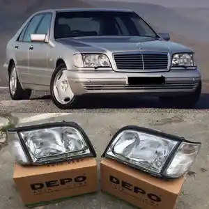 Передние фары Mercedes-Benz w140