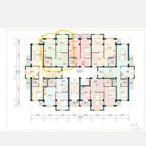 1-комн. квартира, 8 этаж, 57 м², 12 микронохия