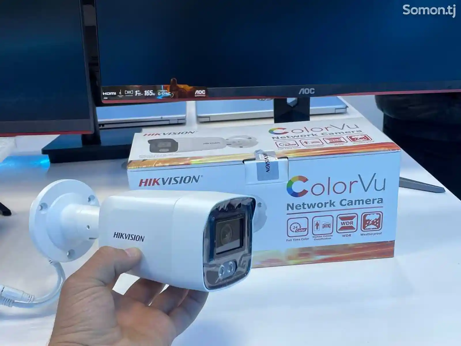 Камера наружная IP Hikivision DS 2CD2047G2 LU Color Vu 4мм 4мп-1