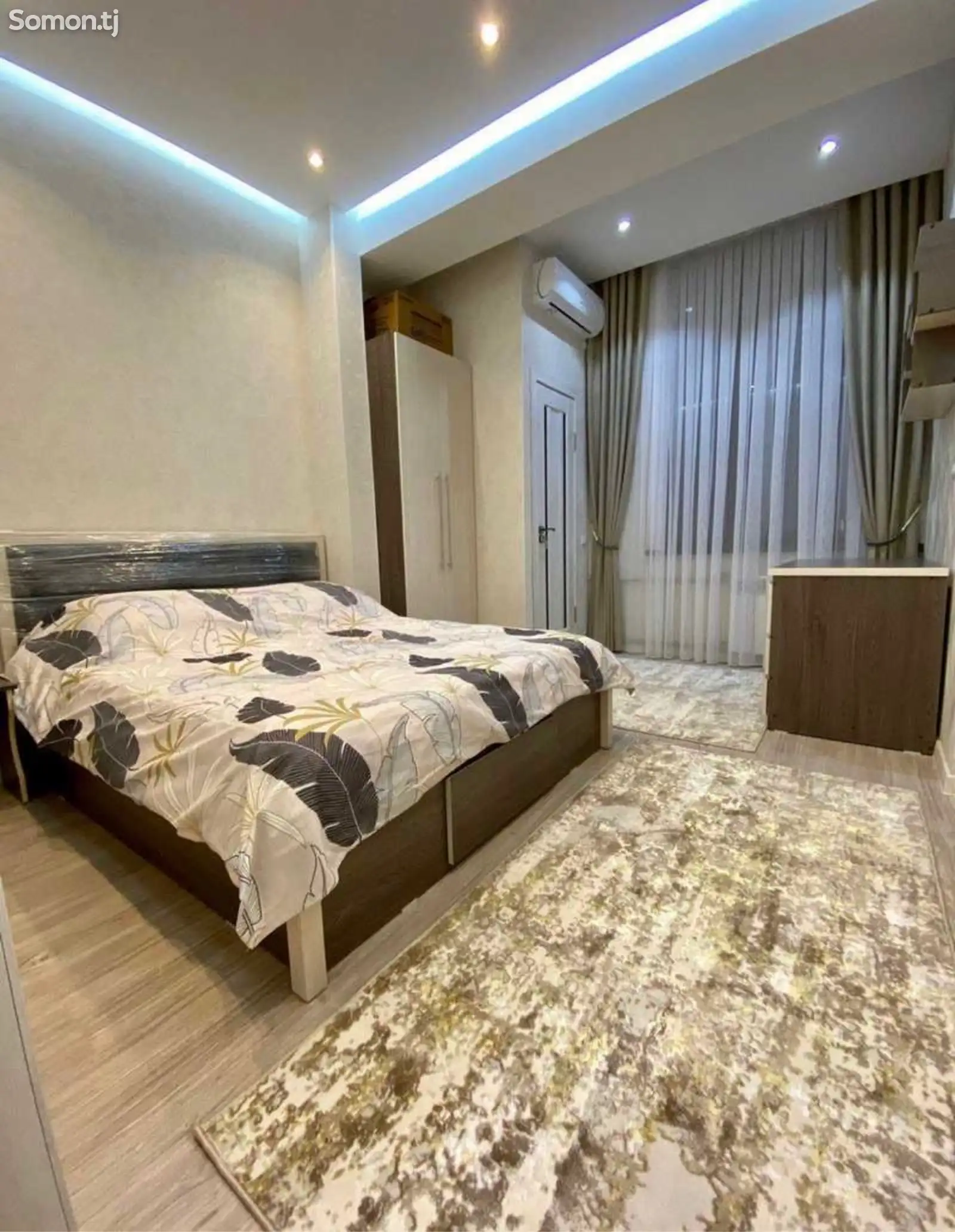 2-комн. квартира, 10 этаж, 63м², Исмоили Сомони-3