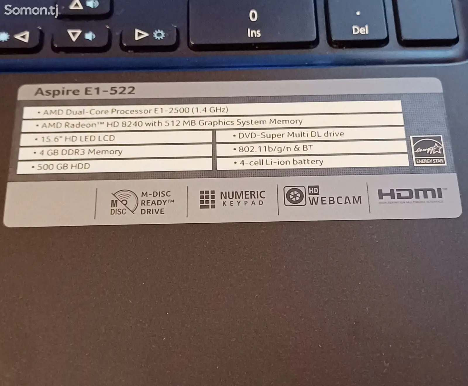 Ноутбук Acer 500Gb-4