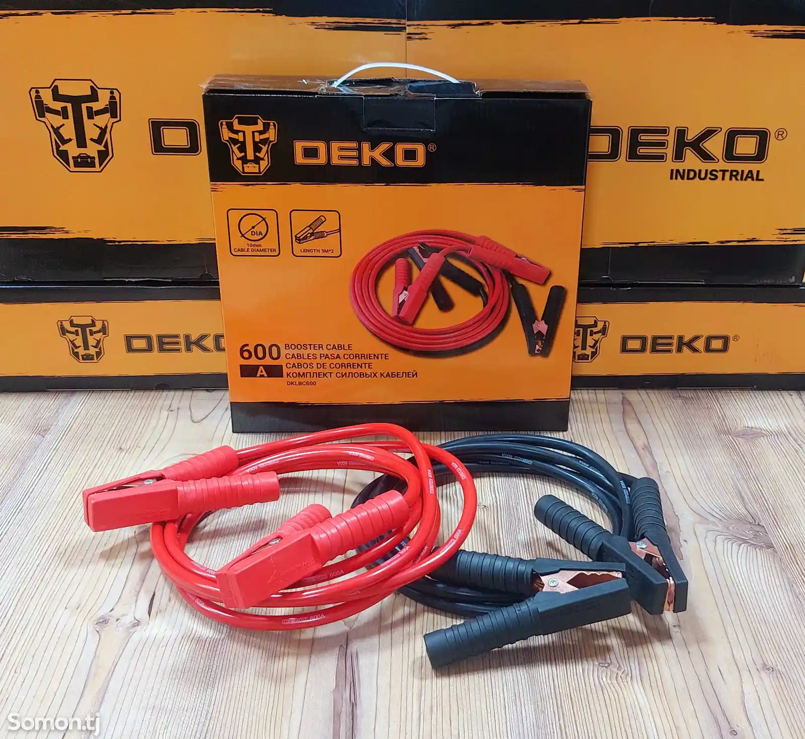 Провода-прикуриватели для автомобиля 3м Deko DKLBC600-1