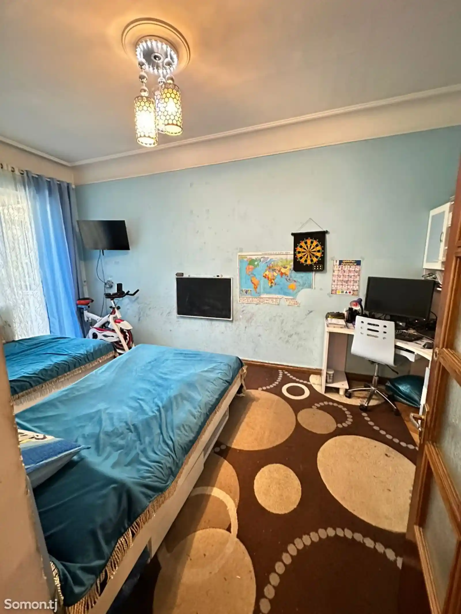 4-комн. квартира, 2 этаж, 100 м², Исмоили сомони, чайхона Рохат-5