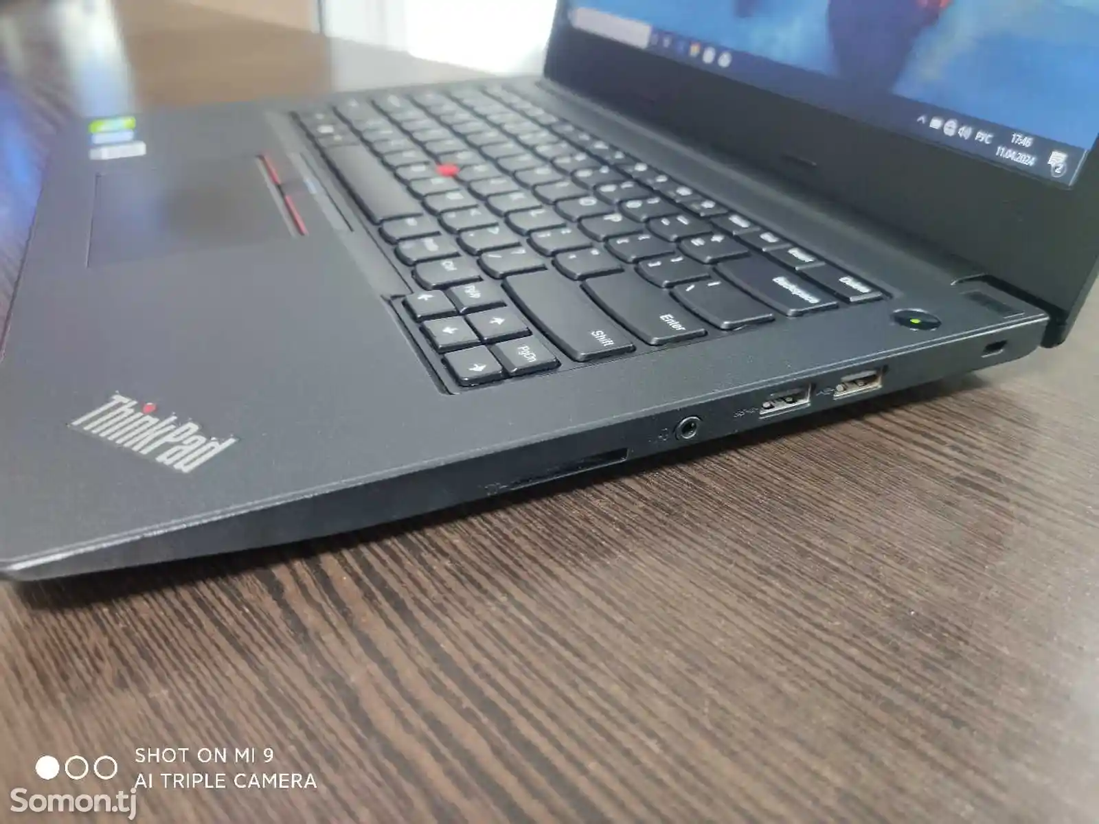 Ноутбук Lenovo ThinkPad core i3-6Gen GeForce 2GB-5