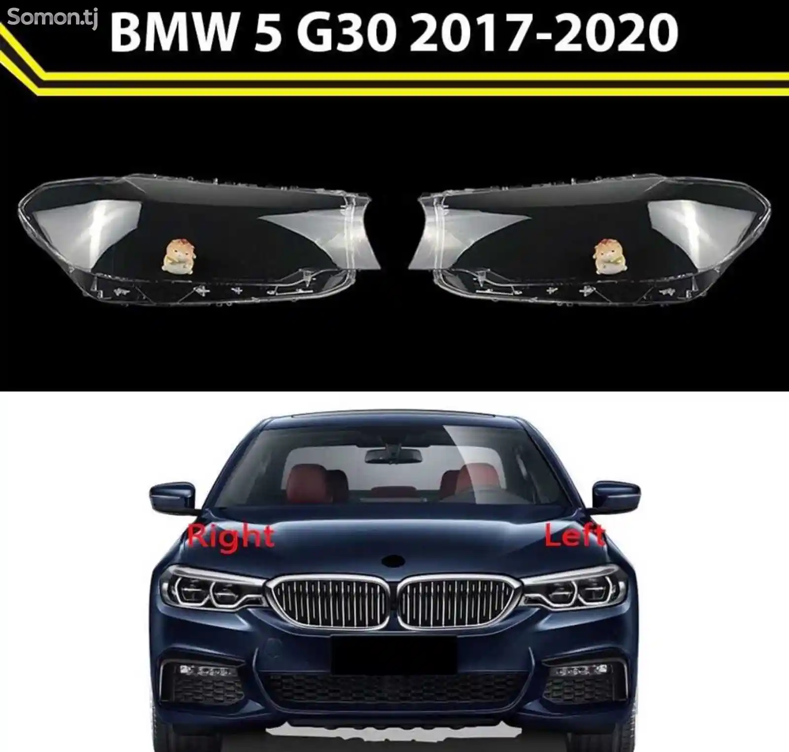 Стекло фары BMW G30 2017-2020-1