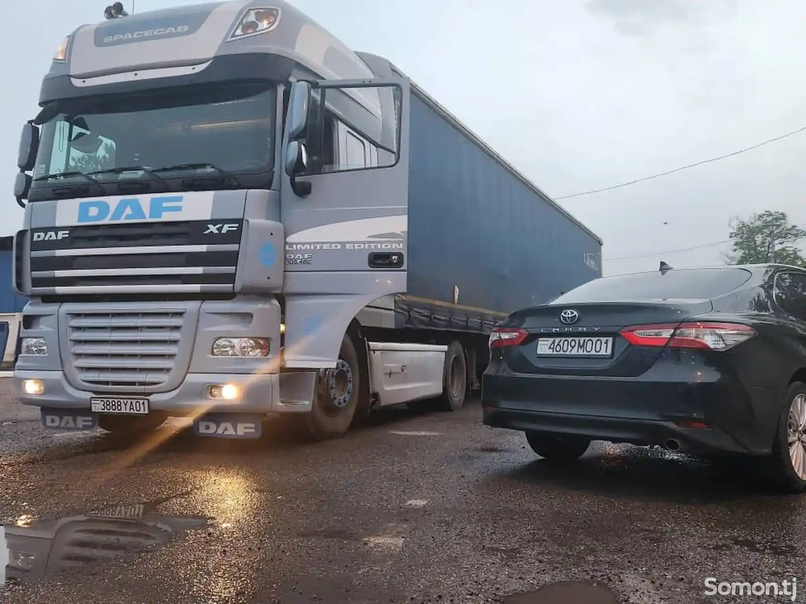 Бортовой грузовик DAF XF, 2011-1