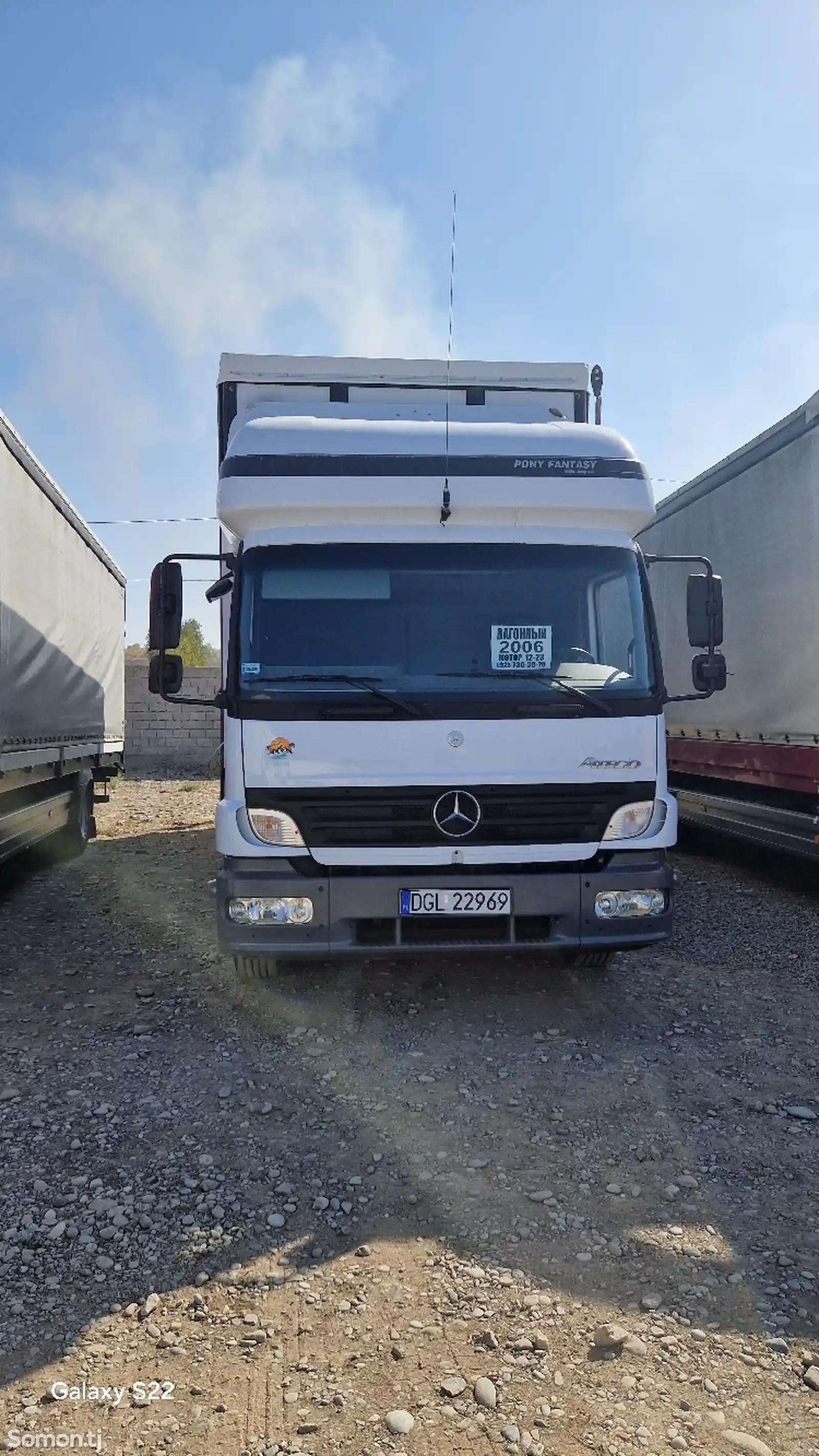 Бортовой грузовик Mercedes-Benz Atego 1223, 2006-10