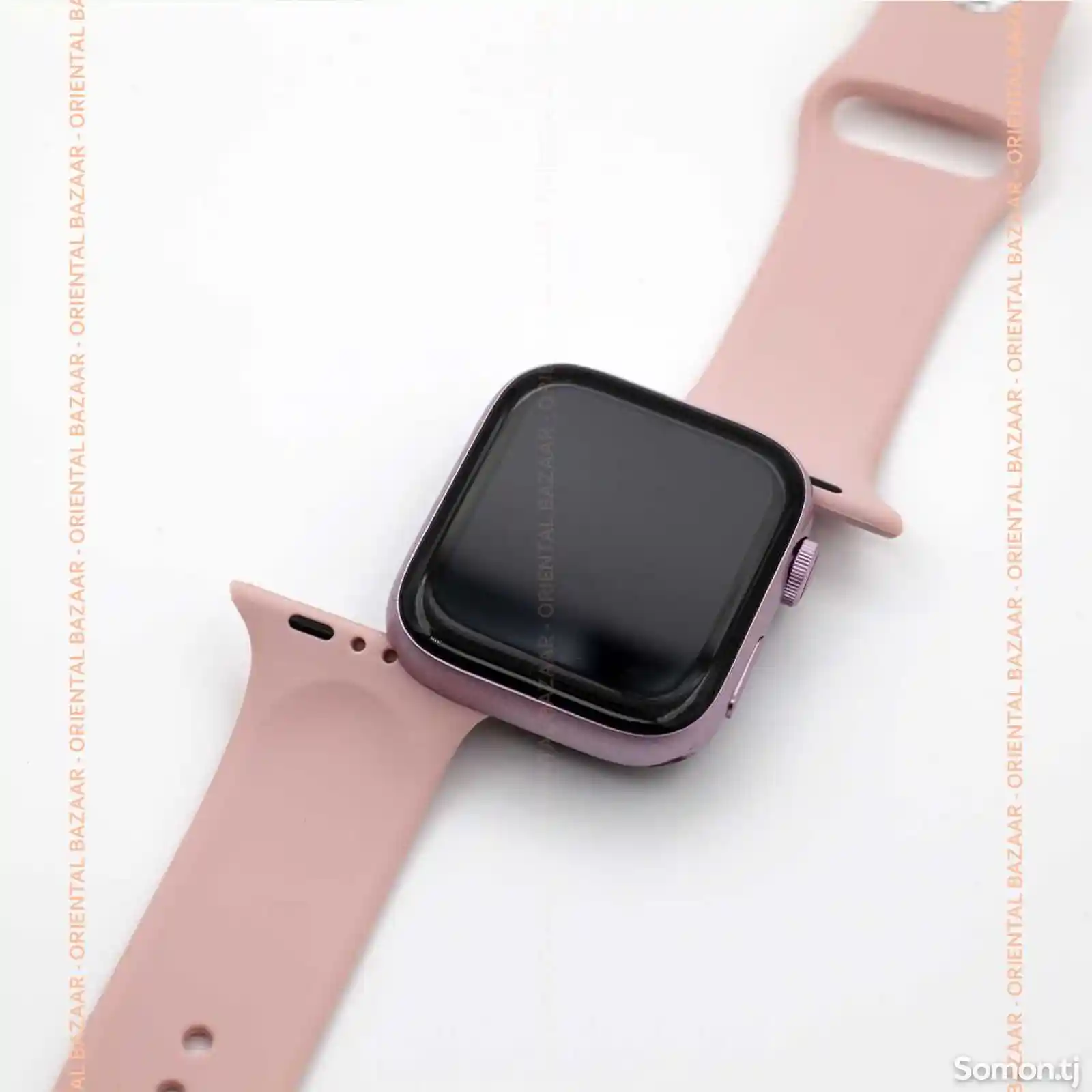 Смарт часы женские с NFC модулем X7 PRO, пудрово-розовый-4