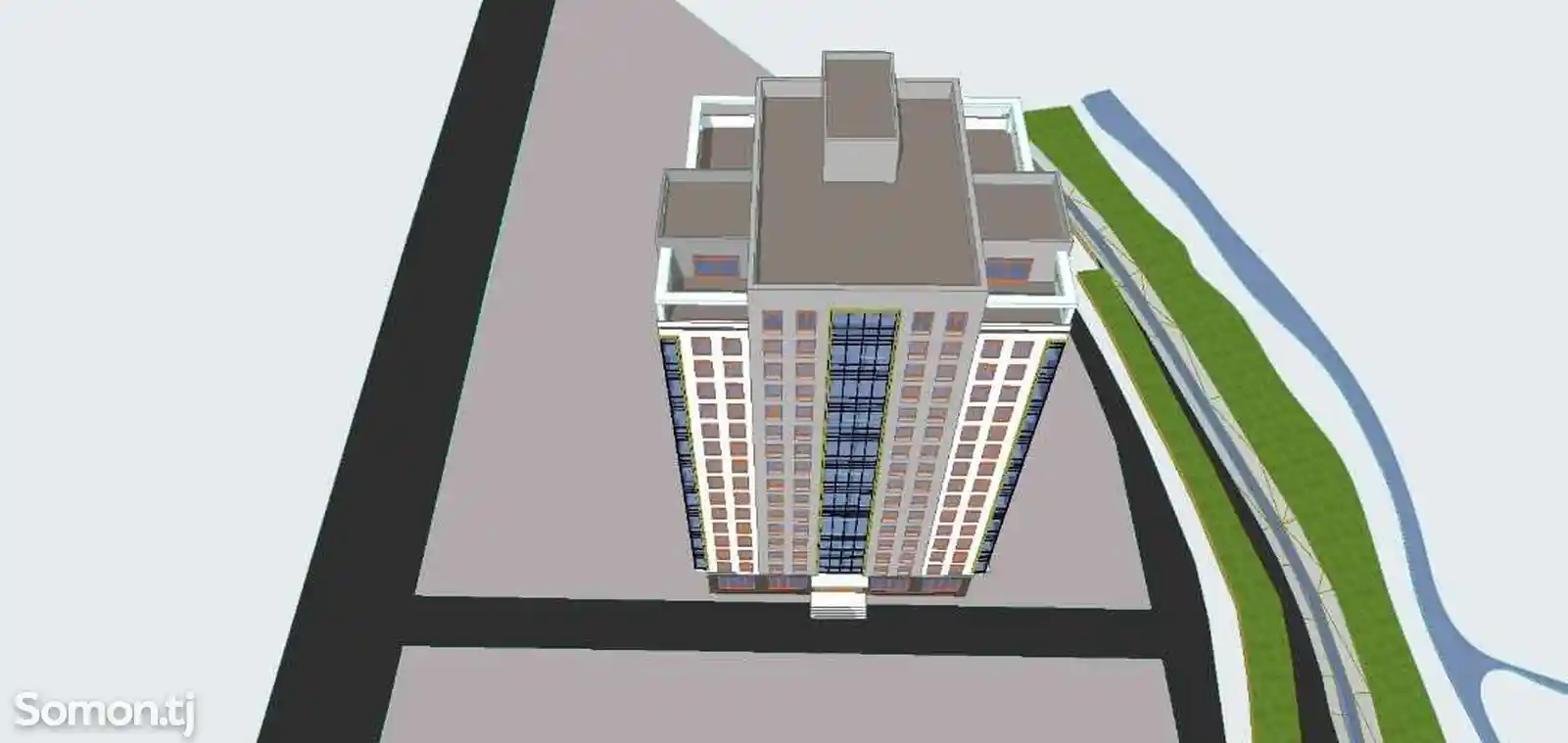 2-комн. квартира, 11 этаж, 64 м², Проспект Исмоили Сомони-8