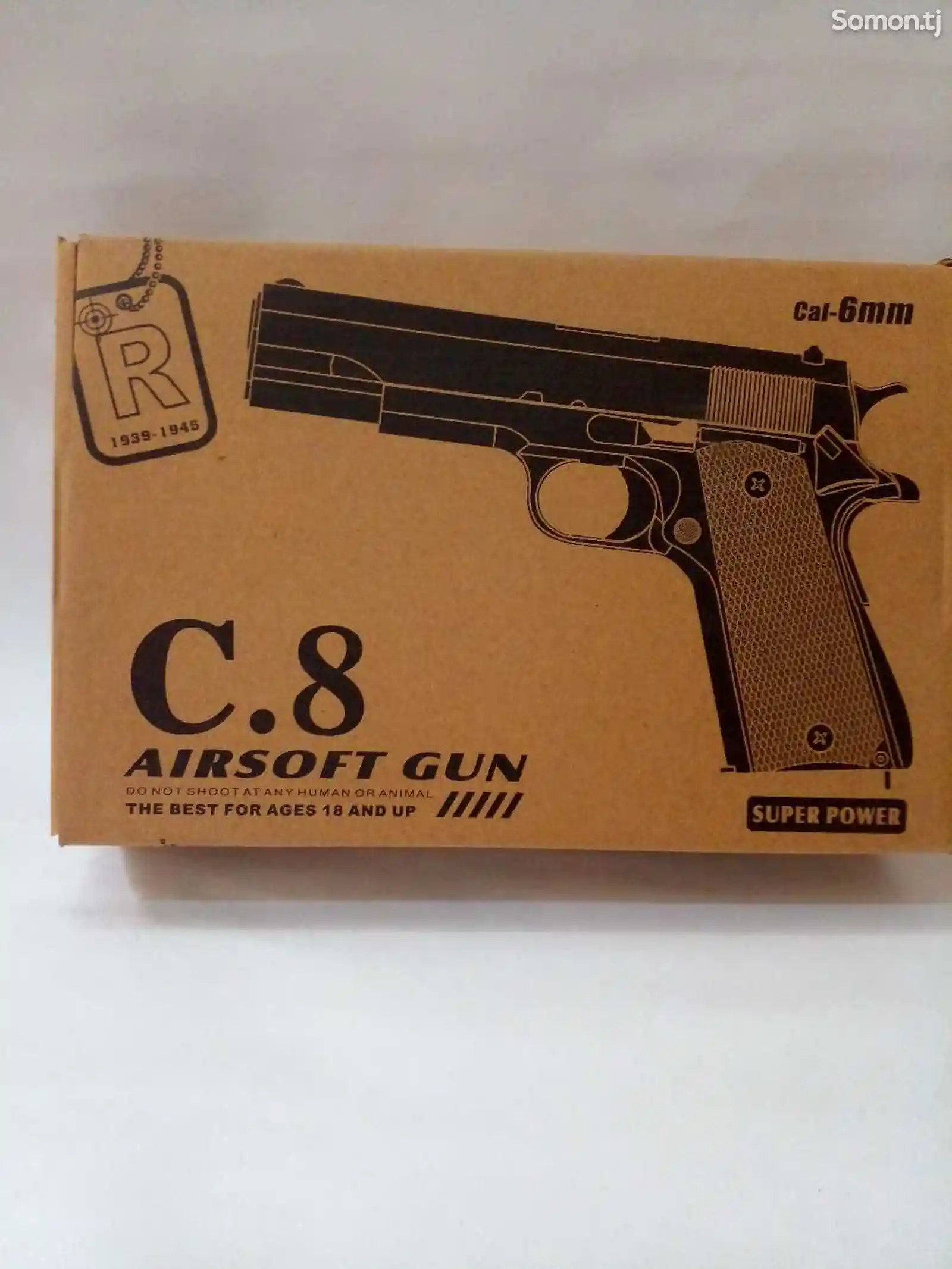 Пистолет игрушечный железный с8-3
