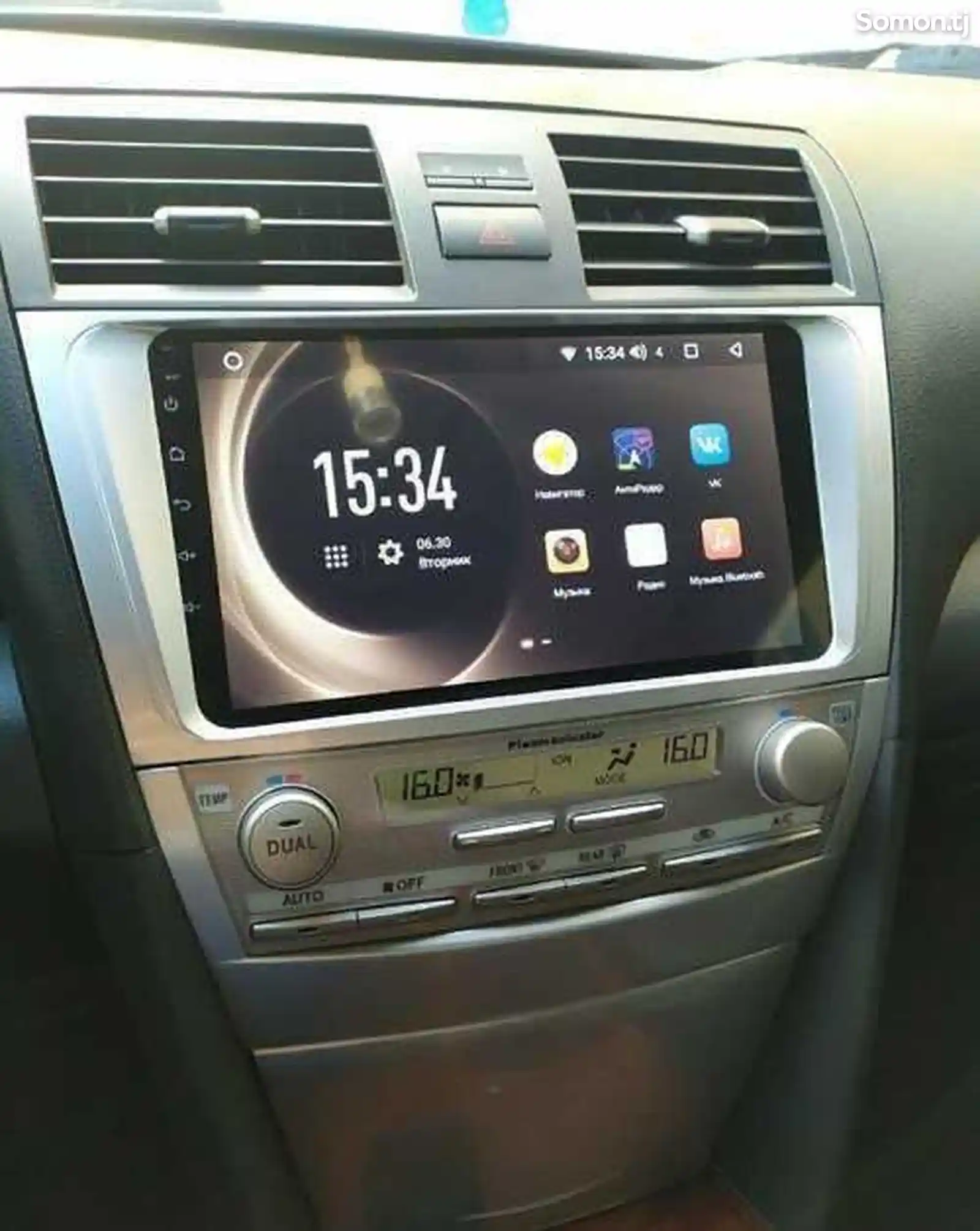 Андроид магнитола 9 дюйма для Toyota Camry 2006-2011-3