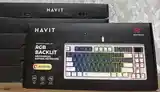 Клавиатура Игровой Механический с мониторчикам Havit kb884 l-RU-3