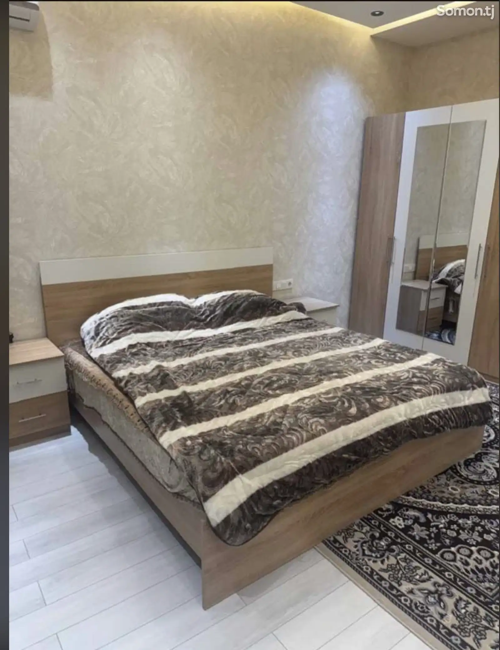 3-комн. квартира, 5 этаж, 80м², Сомони-1