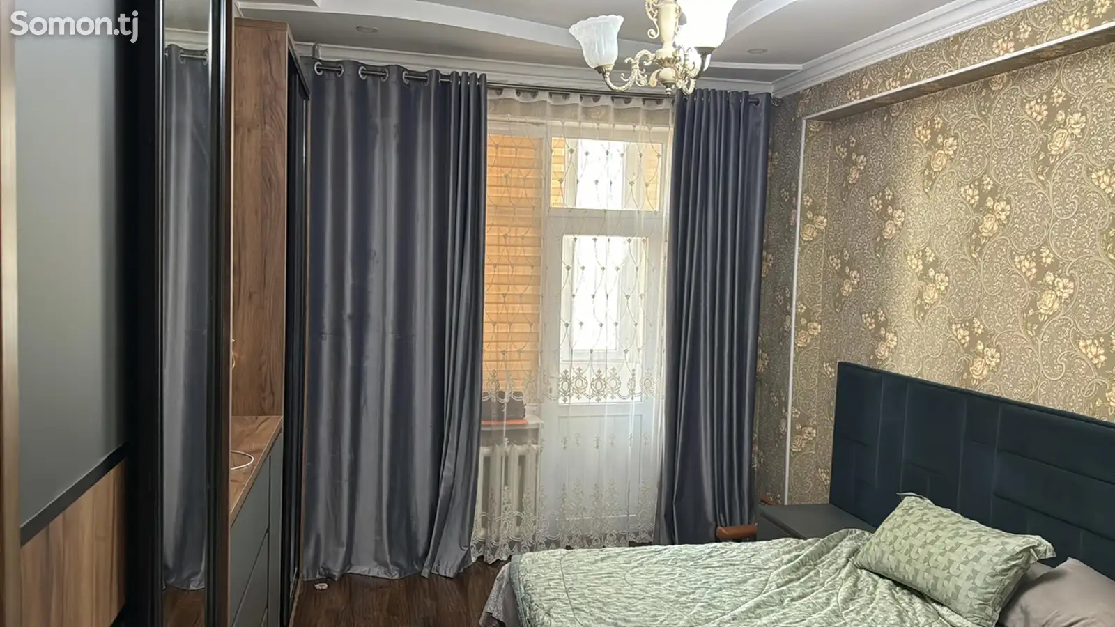 2-комн. квартира, 9 этаж, 98 м², Сомони-3