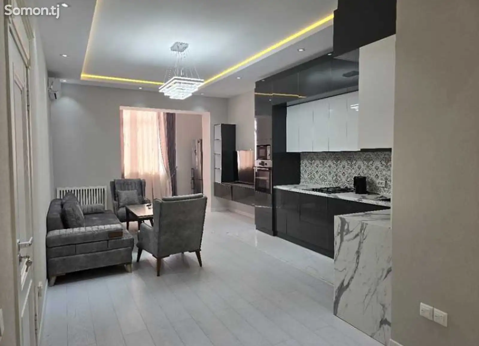 2-комн. квартира, 9 этаж, 80м², шохмансур-1