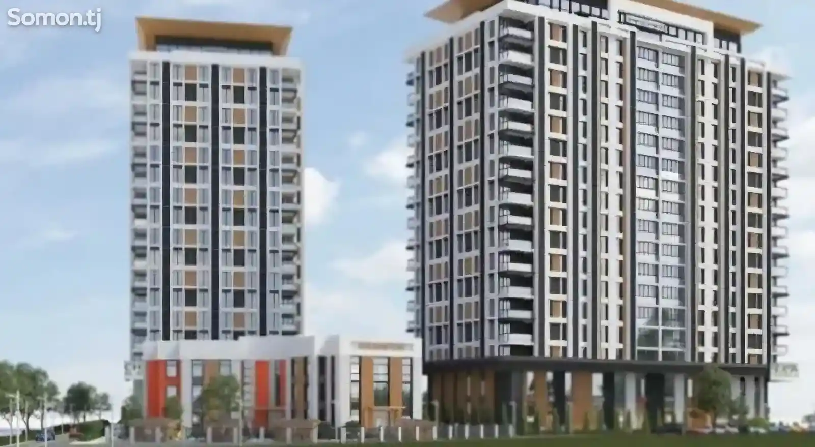 3-комн. квартира, 6 этаж, 90 м², Сино,Цирк-1