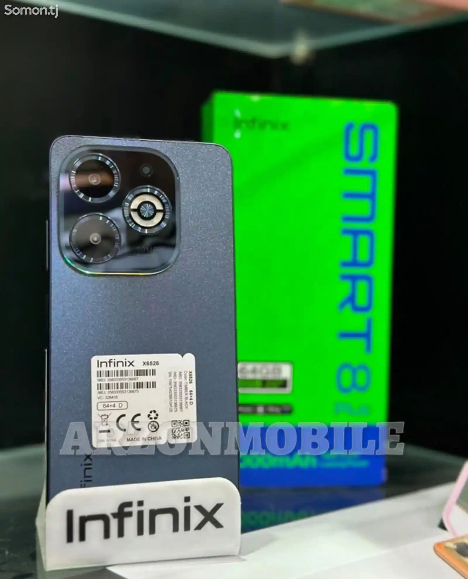 Infinix Smart 8 Plus 4+4/128Gb Black-1