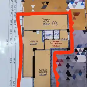 2-комн. квартира, 7 этаж, 81 м², куч. Сомонӣ