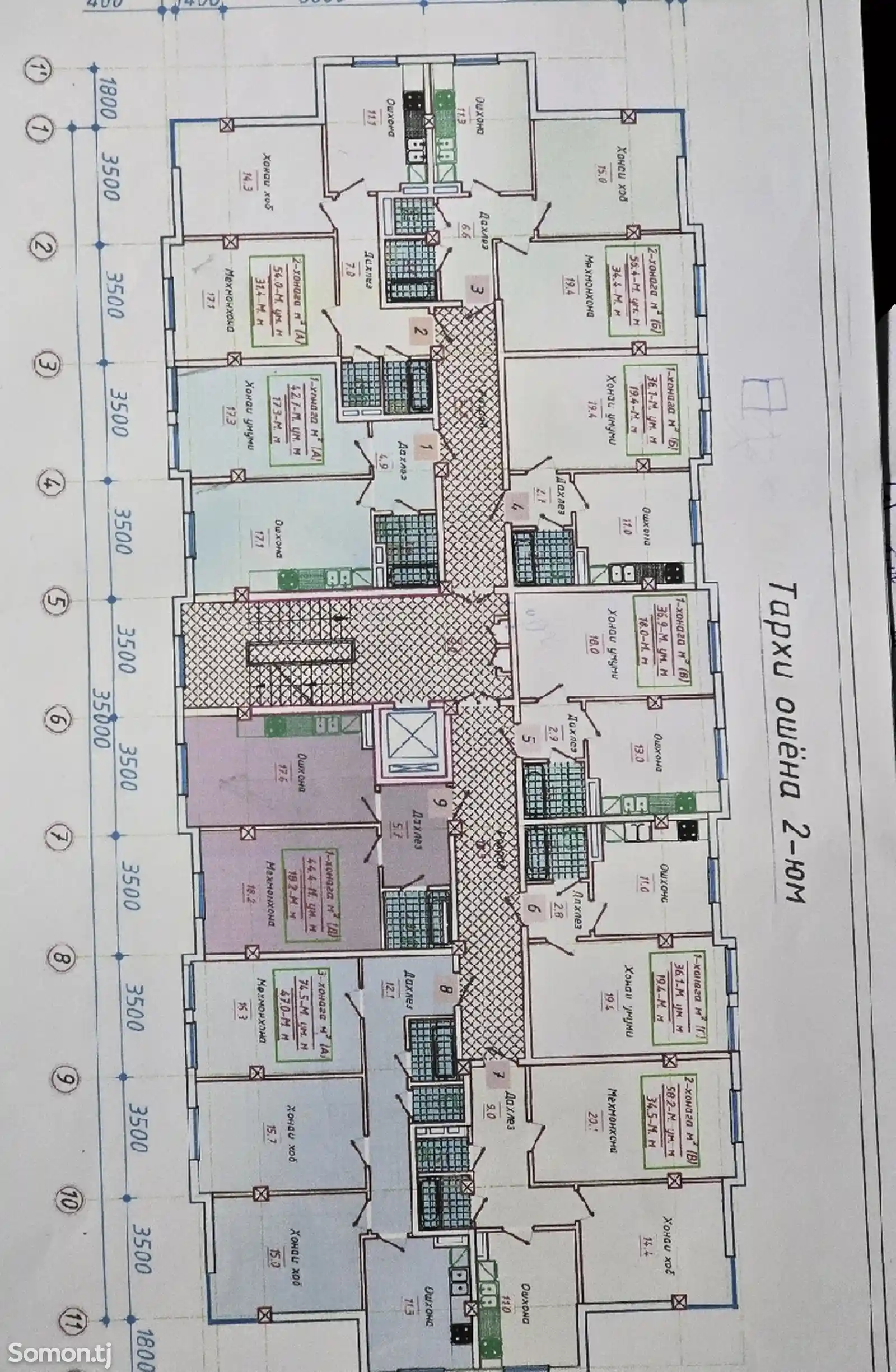 1-комн. квартира, 2 этаж, 36 м², Гулистон-6