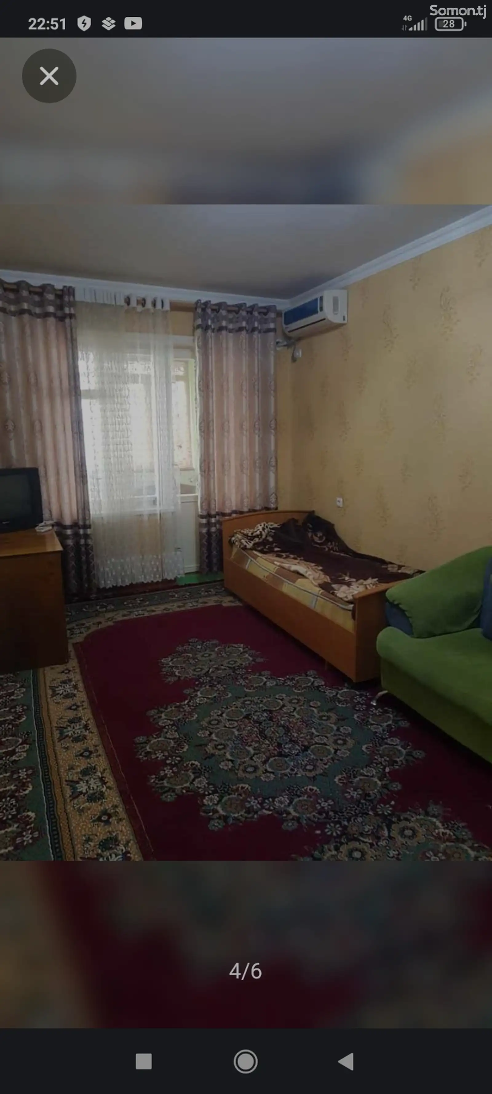 1-комн. квартира, 4 этаж, 47 м², кучаи 1 май-1