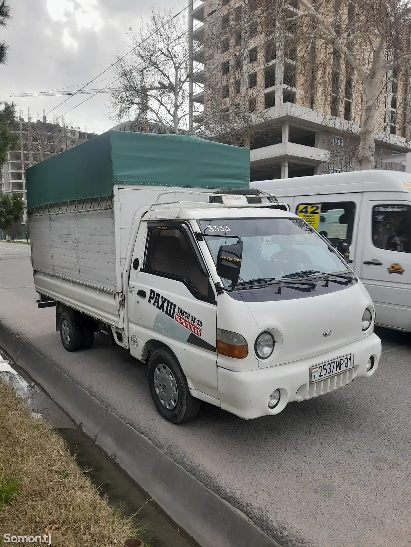 Бортовой автомобиль Hyundai Porter, 2002-1