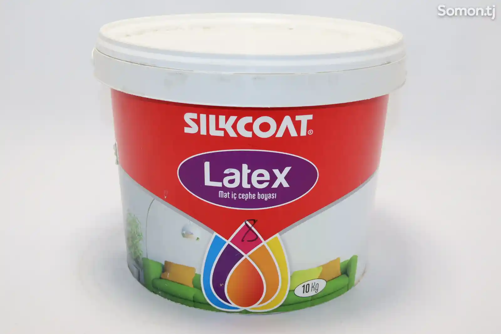 Матовая фасадная краска Silkcoat Latex 10kg 001