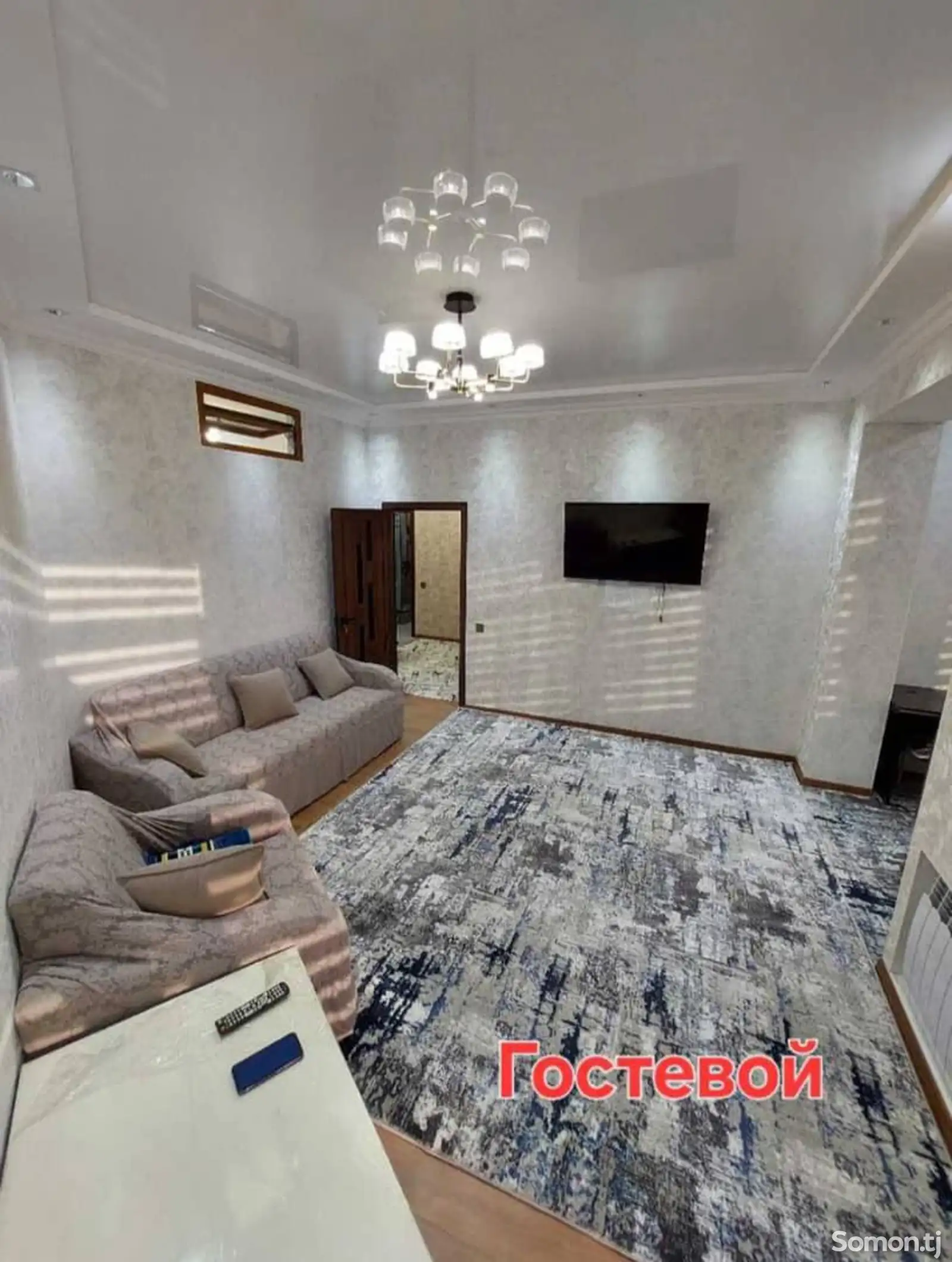 Комната в 2-комн. квартире, 10 этаж, 60м², Шохмансур-1