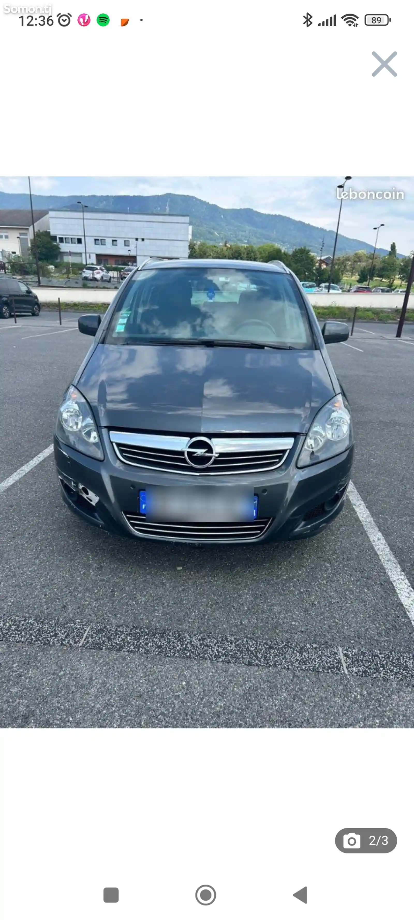 Opel Zafira, 2011-3