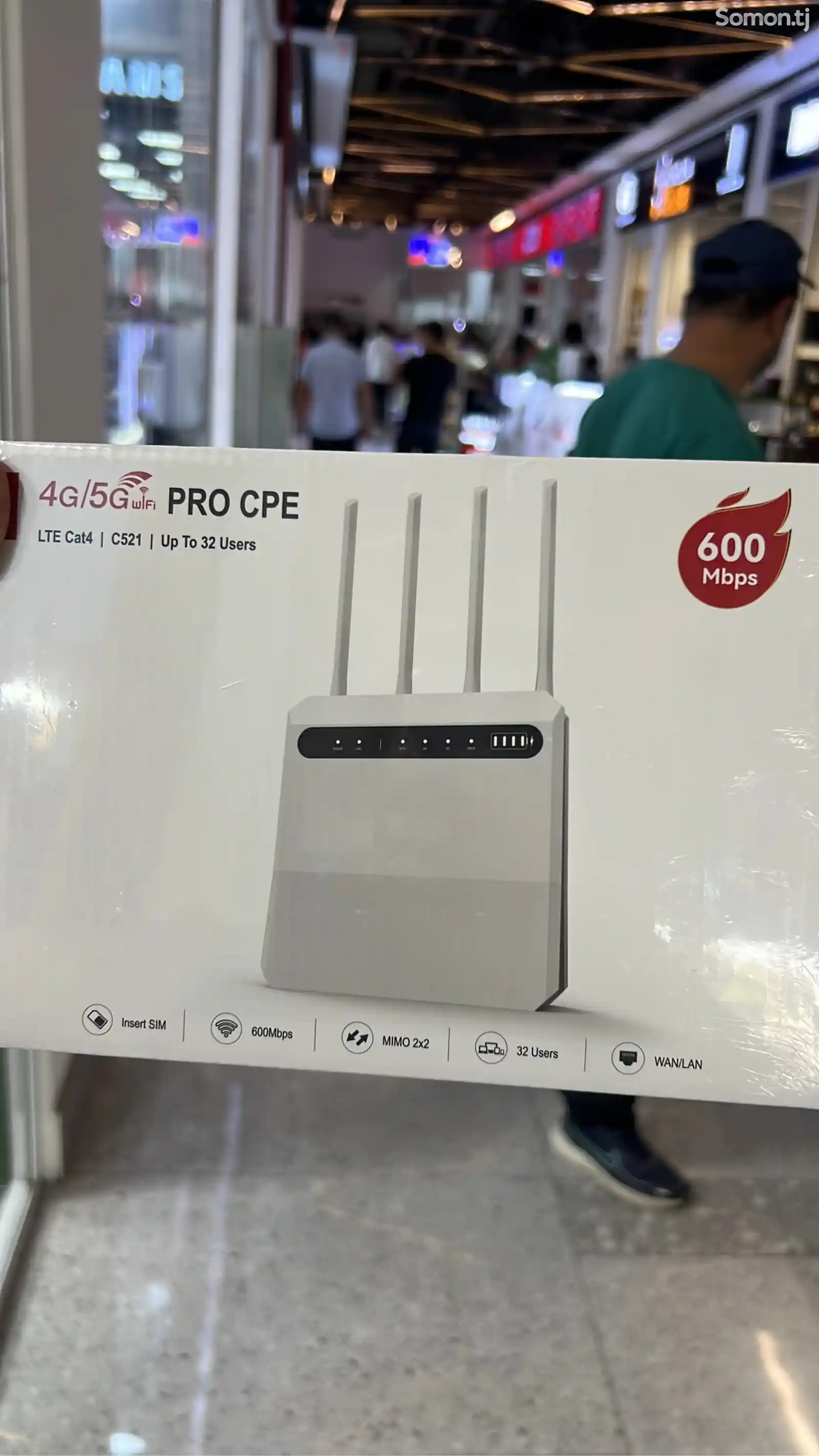 Wi-Fi роутер 4G/5G LTE PRO CPE со слотом для SIM-карты