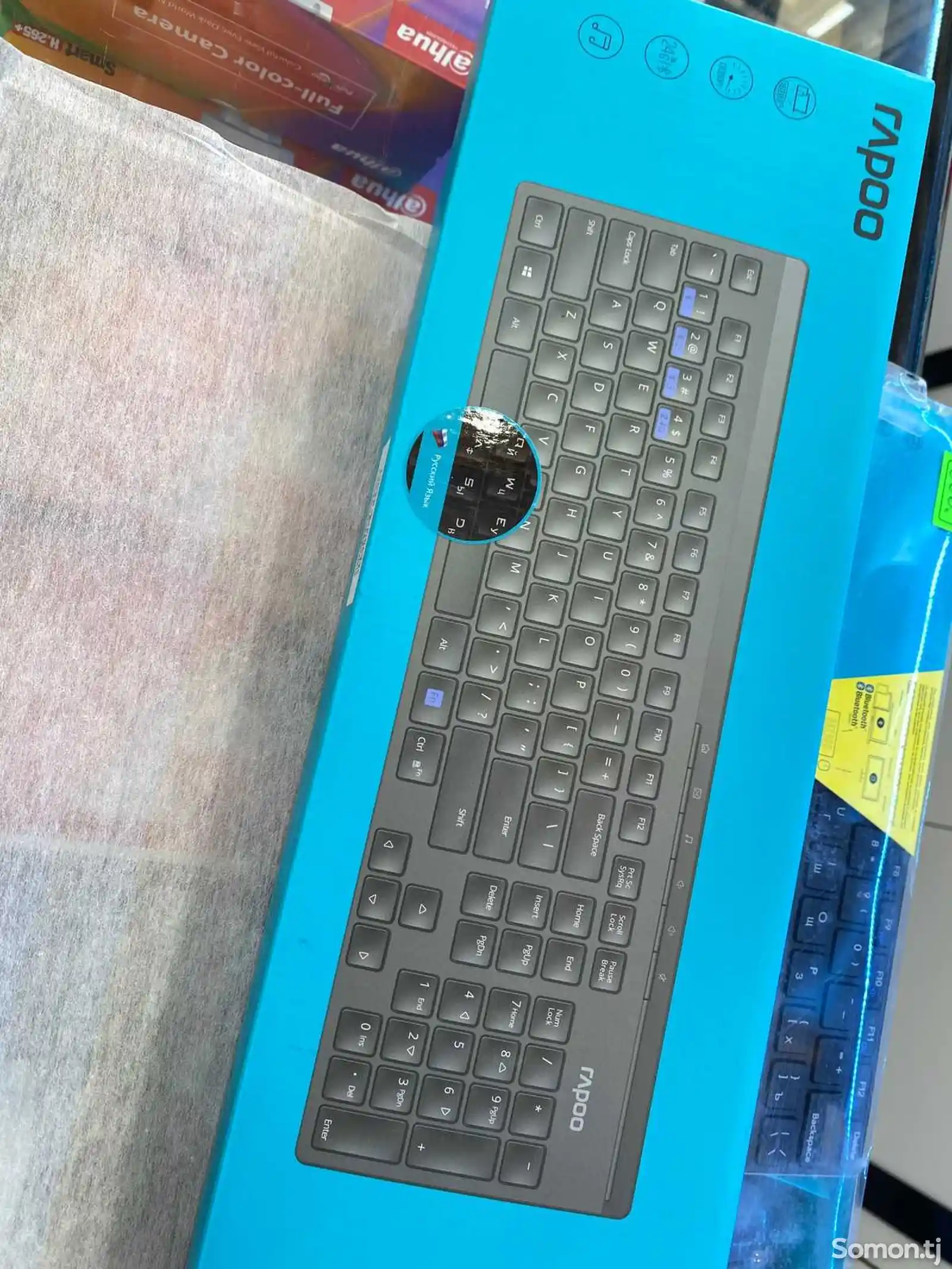 Беспроводная клавиатура с мышкой от Rapoo 8100М-8