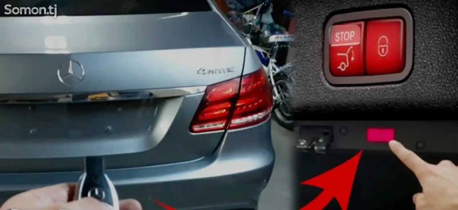 Ремонт электропривод багажника Mercedes Benz-1