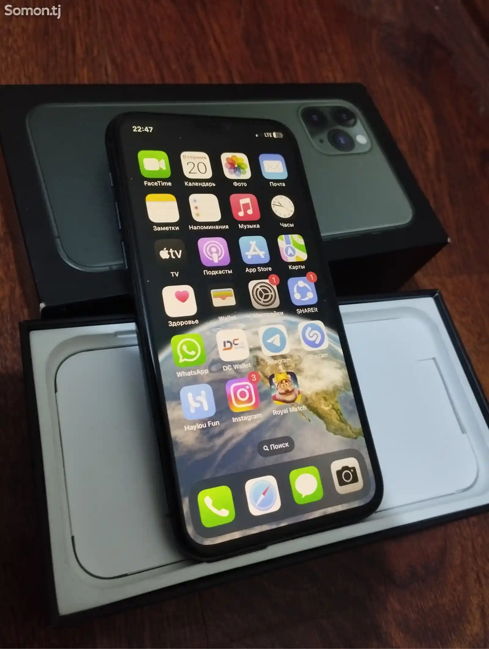 Apple iPhone 11 Pro, 64 gb, Midnight Green-1