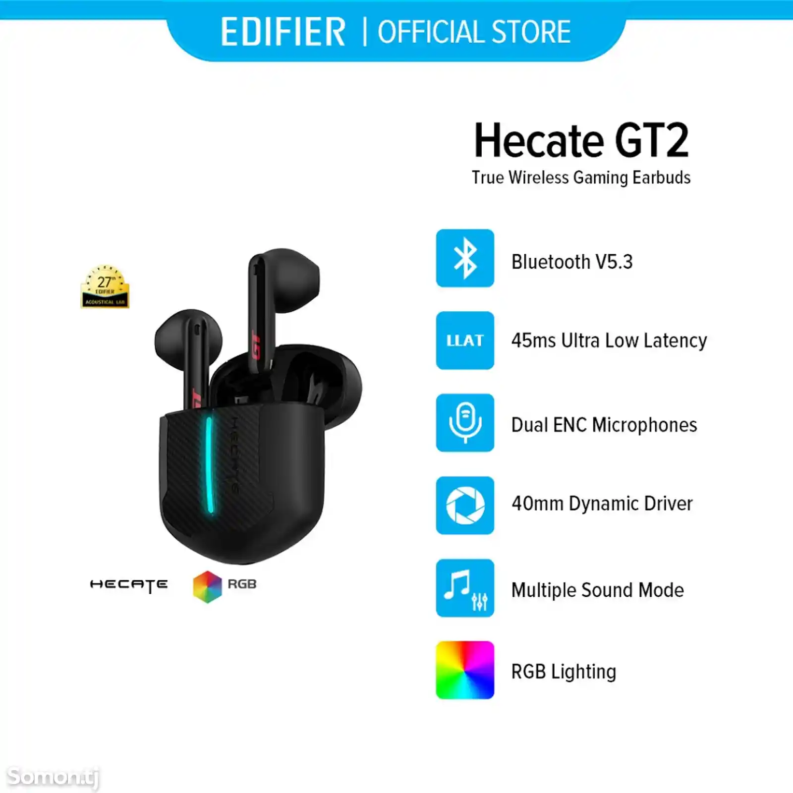 Edifier Hecate GT2 Bluetooth наушники-3