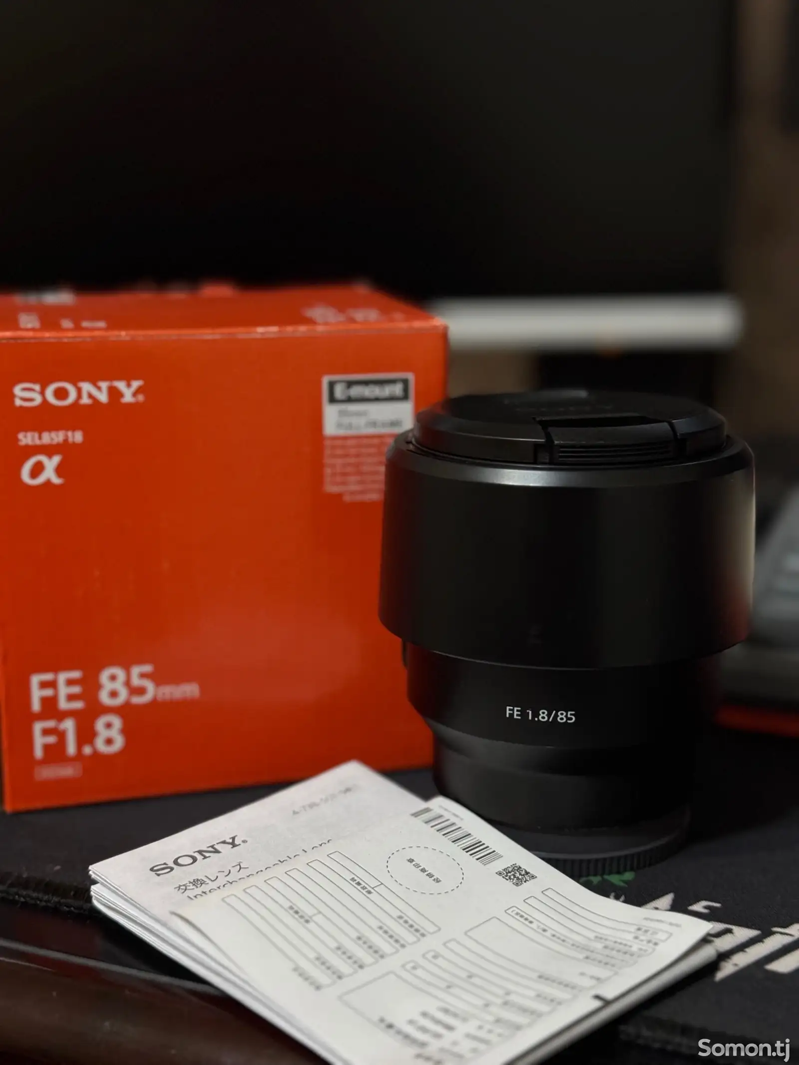 Объектив Sony 85mm f1.8 e mount full frame-1