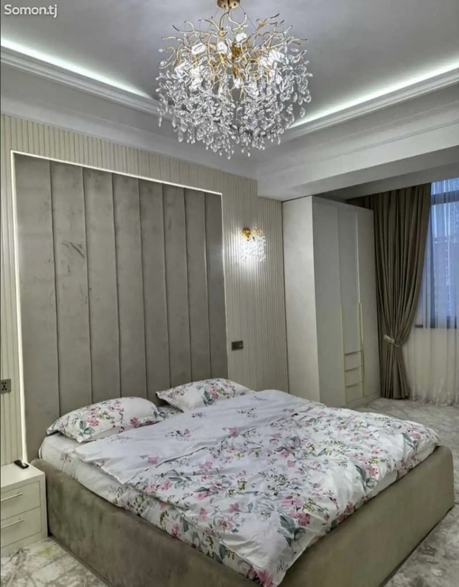 2-комн. квартира, 13 этаж, 86 м², И. Сомоний-1