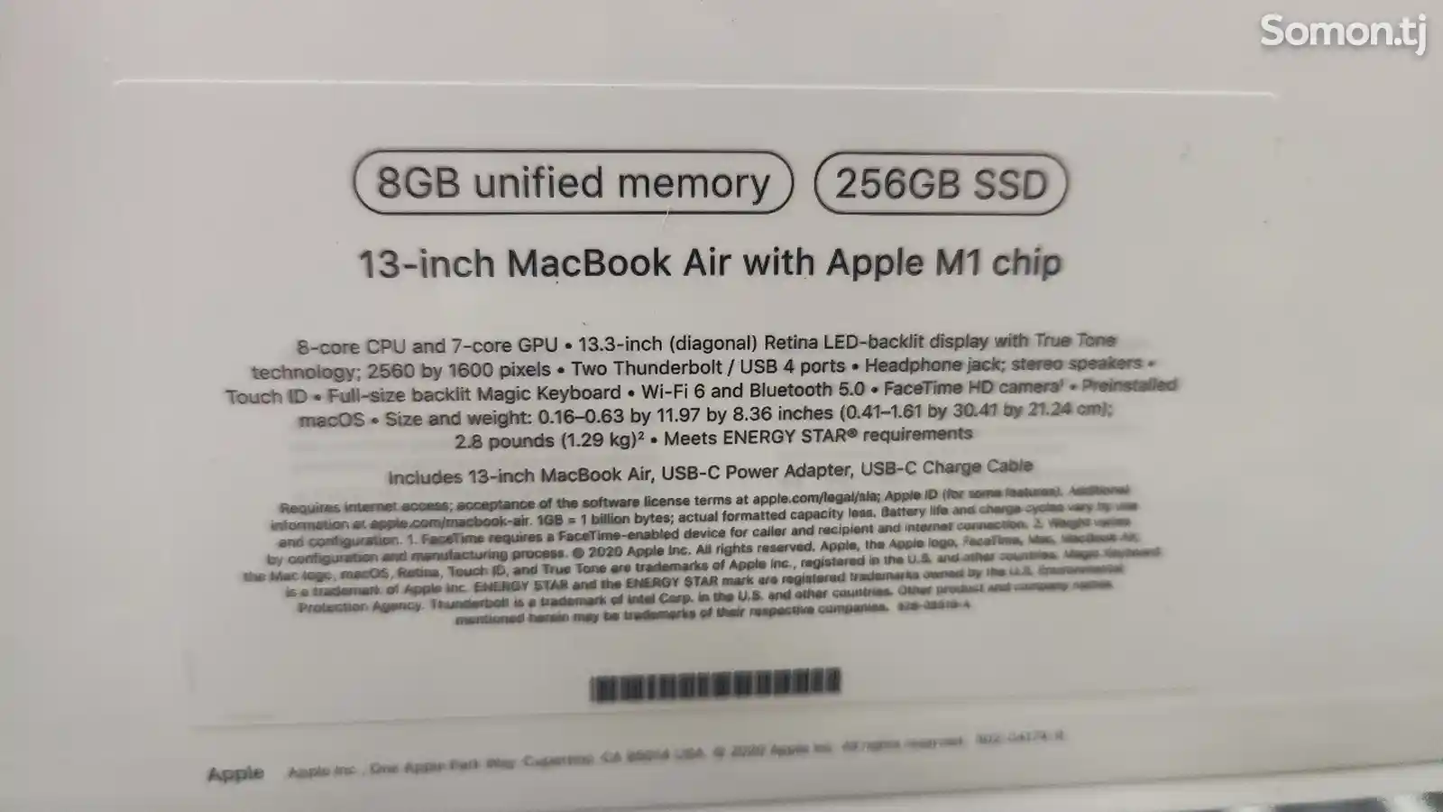 Ноутбук Apple MacBook Air M1 8GB/256GB-5