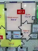 1-комн. квартира, 6 этаж, 47 м², 28-мкр-2